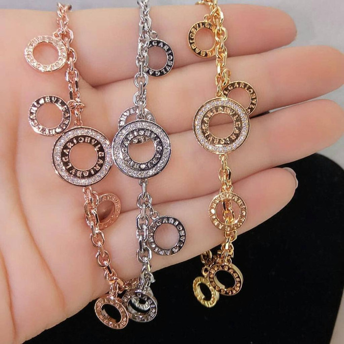 Haf Gelang Silver Gold 11 Persis Asli Antikarat Antialergi Titanium Berlia