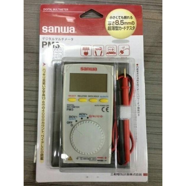 Multitester Digital / Digital Multimeter Sanwa Pm3 Original