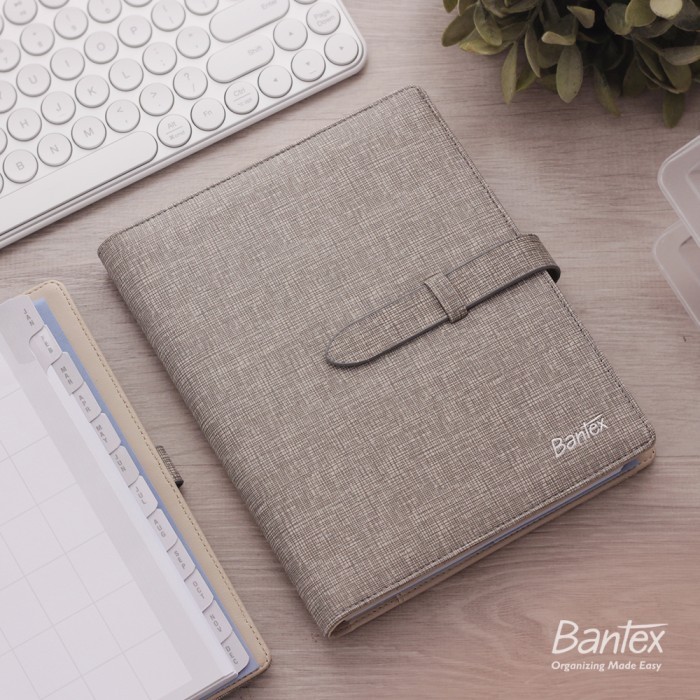 

Buku Agenda Planner Cover Kulit Beige Leather Diary - 7492 13
