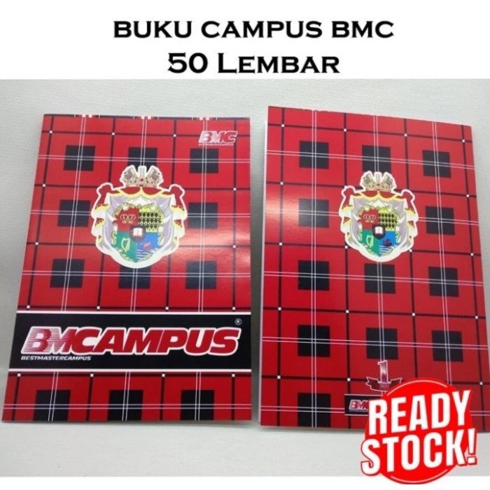 

Buku tulis BMC kampus 50 lembar 1 pak isi 10 buku