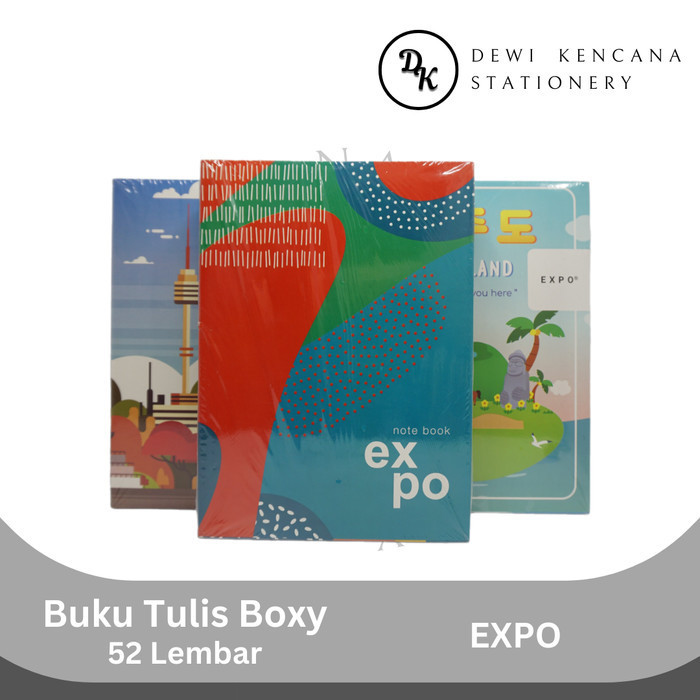 

Buku Tulis EXPO 52 Lembar / y / 1 Pak isi 10 Buku