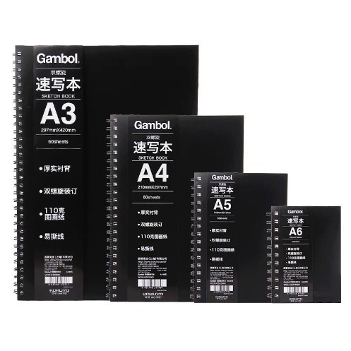 

KOKUYO WCN-GSK2660 Gaml Double Helix A4 Buku Sketsa