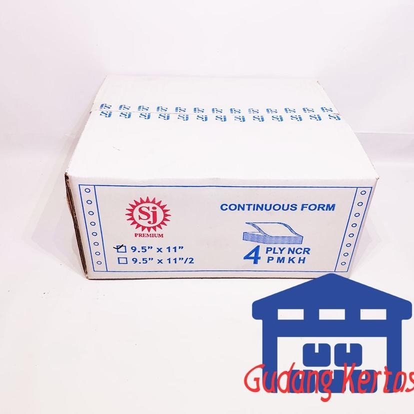 

Murah Sj Premium Continuous Form 9.5" X 11" 4 Ply Ncr Cod