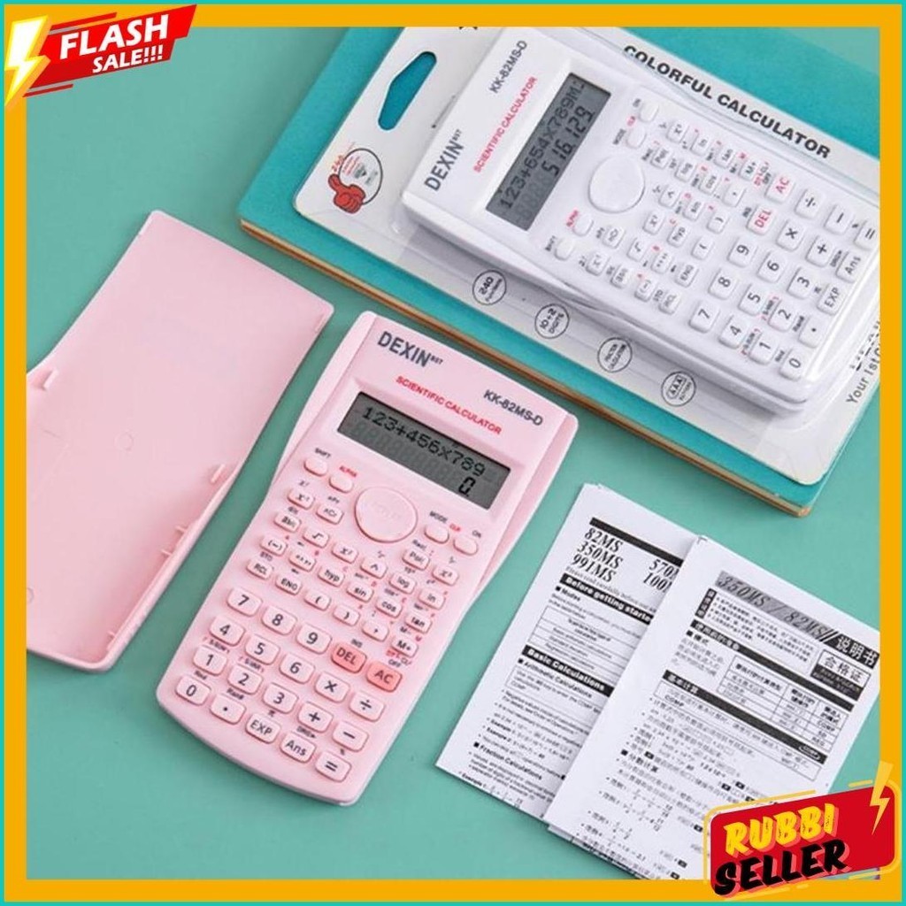 

Calculator Scientific 12 Digit / Kalkulator Dexin 24 Fungsi 4 Warni Candy Color (Order Sebelum Ketinggalan)