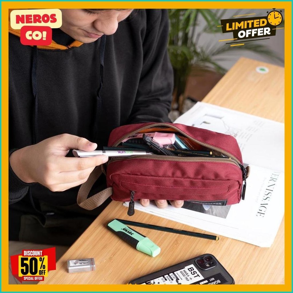 

Heylook Official - Tempat Pensil Eiko Kotak Pensil Pencil Case Kostak Anak Atk Sekolah Kuliah Kantor Kerja (Lagi Diskon)