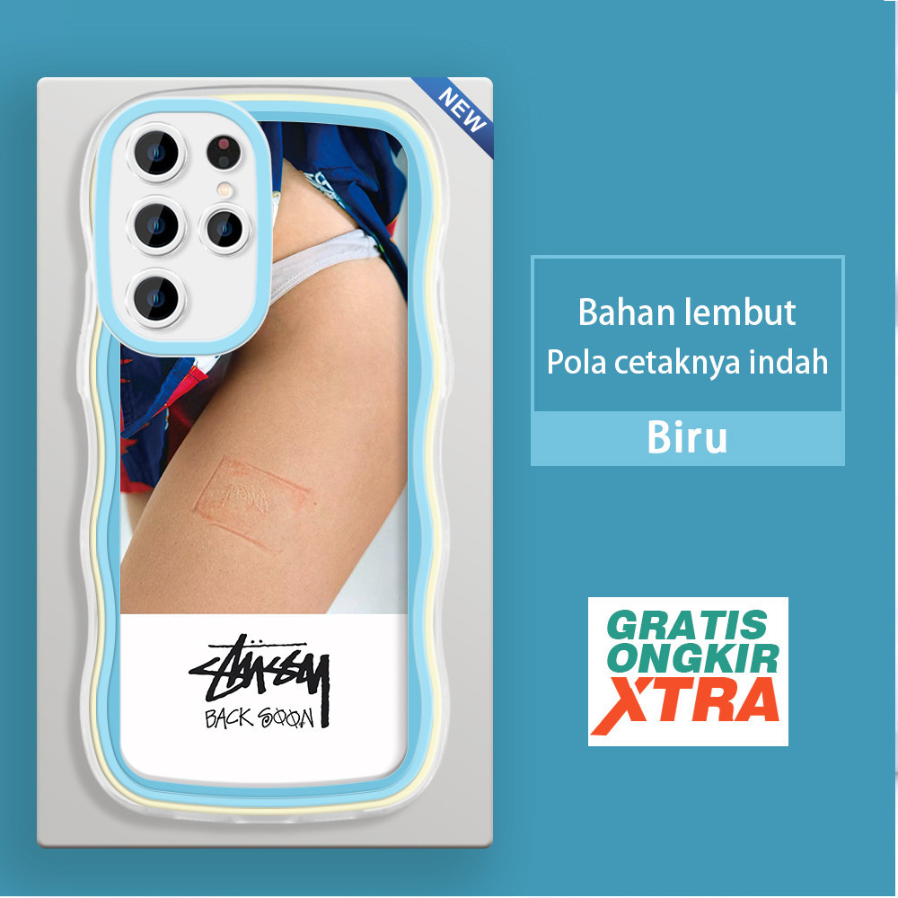 jinsouwe Samsung A71 S20 PLUS S21 FE Note 10 20 Plus S22 ULTRA 5G  Casing Ponsel  Pola Segel seksi  