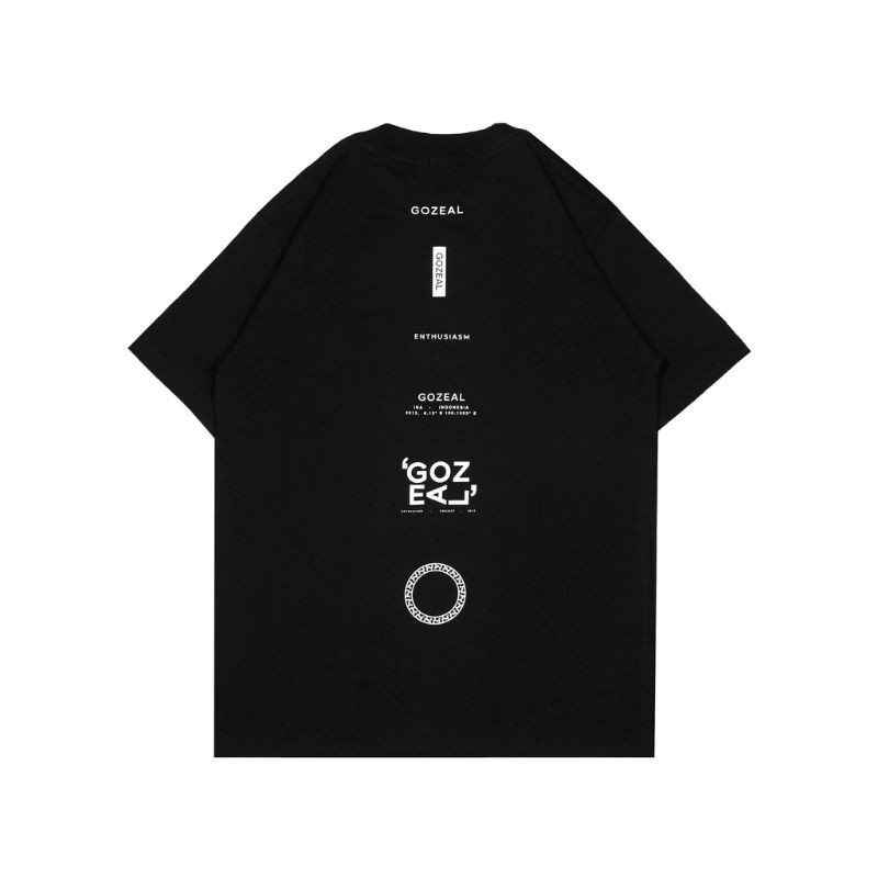 GOZEAL Kaos Distro Pria Wanita | Black Series
