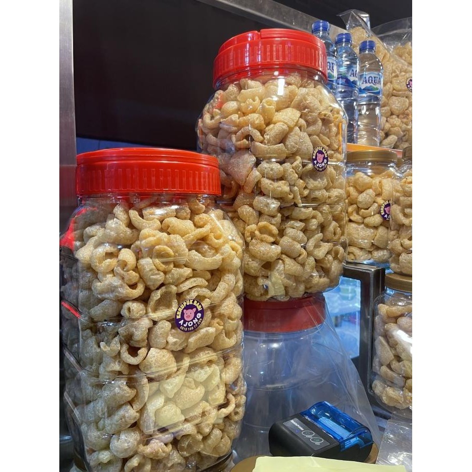

Kerupuk babi toples jumbo 11 liter BS81