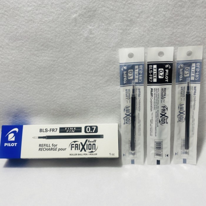 

Arom Refill Pulpen Pilot Frixion Bls-Fr7 0.7 Mm Hitam / 1 Box Isi 12 Pcs