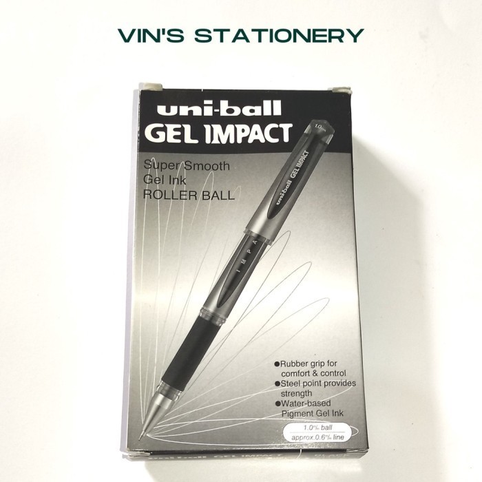

Arom Original Pulpen Uni Ball Pen Gel Impact 1.0 Mm