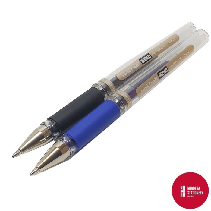 

Arom (Isi 12)Pulpen/Bolpen/Ballpen Roller Uni-Ball Signo Broad Um-153 1.0