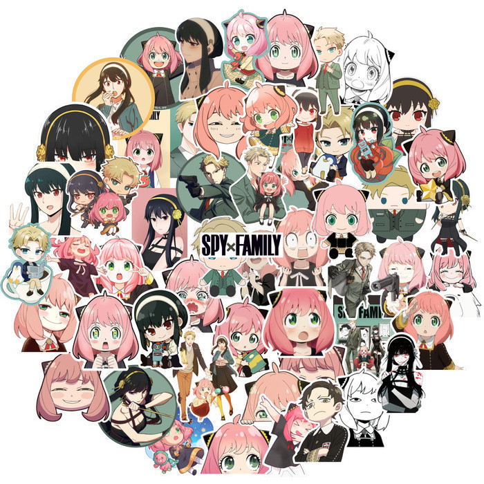 

Stiker Sticker Anime Spy X Paketan