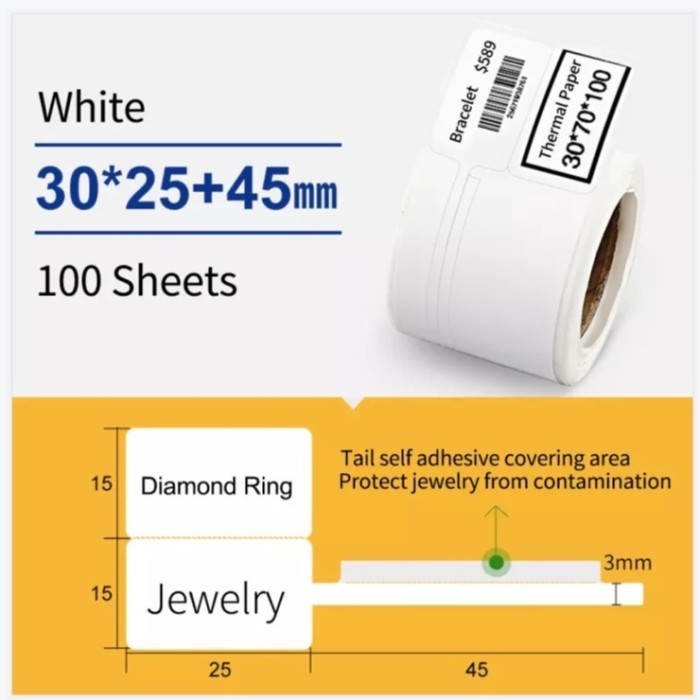 

Thermal Cable Label Sticker Niimt B21 Refill Label - Kabel