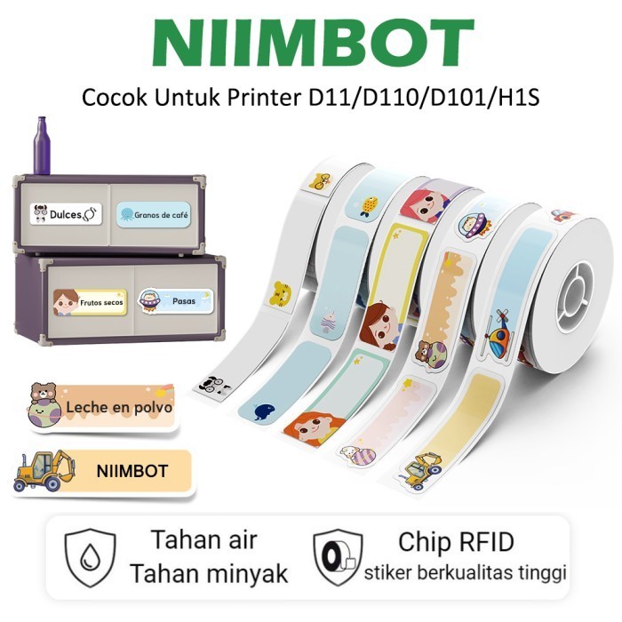 

Label Warna Niimt D: Kreas Identifikasi Anda