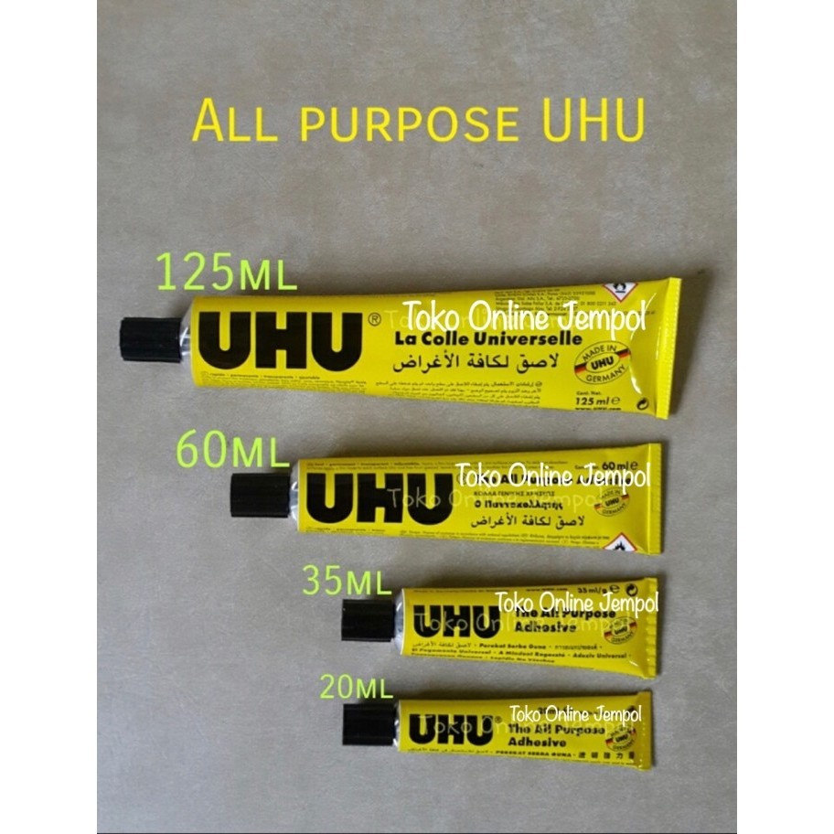 

ATK0068UHU 125ml UHU lem cair all purpose glue kertas prakarya