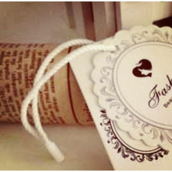 

Hang Tag Label Baju / Tali Hang Tag Baju - Isi 1000 pcs