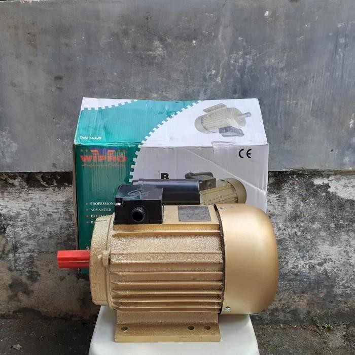 Sau Dinamo Wipro 3 Hp 1 Phase 1400Rpm/Electromotor 3 Hp 1 Ph 4P 2P