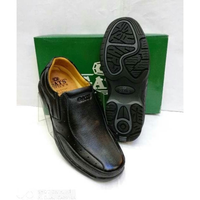 Sepatu Kulit Asli Gats Mp 2608 Black. Original By Gats