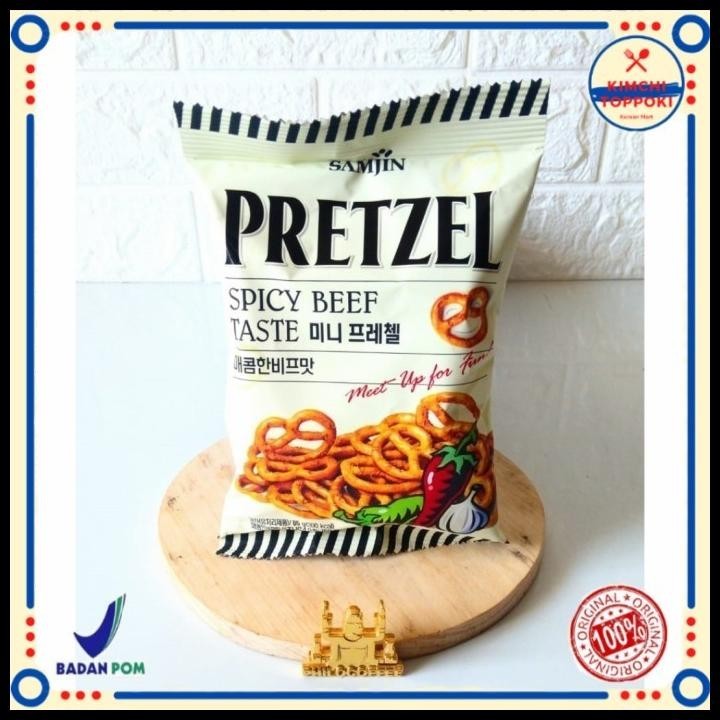 

Samjin Pretzel Spicy Beef Taste 85 Gram