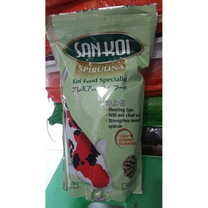 PAKAN IKAN KOI SAN KOI SPIRULINA