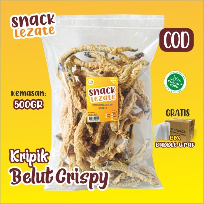 

NEW Belut Crispy 500gr Kiloan Murah Enak Renyah / Kripik Belut Jogja Welut