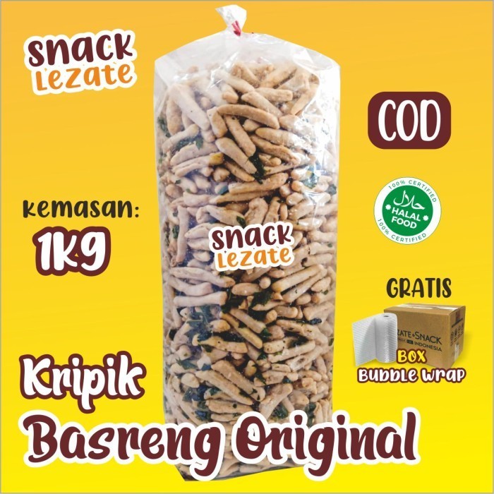 

TERBARU Basreng Stik 1kg Original Basreng Daun Jeruk Gurih Asin Bakso Ikan