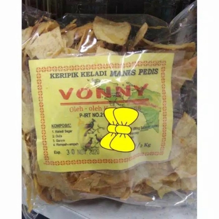 

TERMURAH KERIPIK KELADI PAPUA ASLI SNACK 500GR FREE GIFT