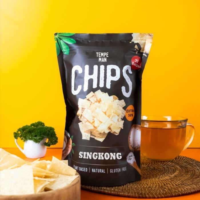 

GRATIS ONGKIR Tempe Man Singkong Chips Original