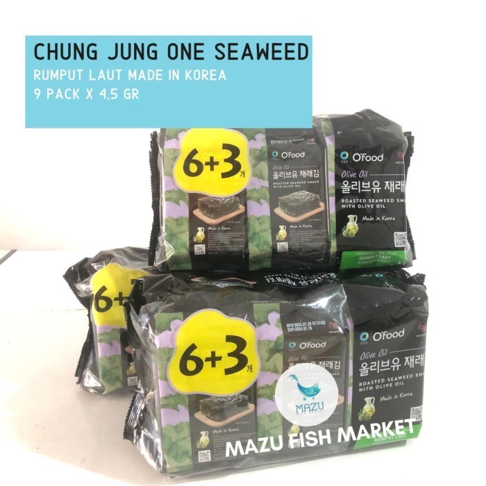 

TERJAMIN Chung Jung one / daesang nori seaweed with olive oil