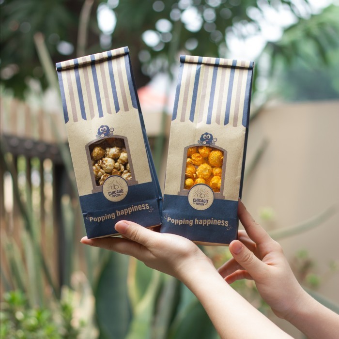 

OBRAL Chicago Popcorn Karamel Medium, 250 gr, Freshly made