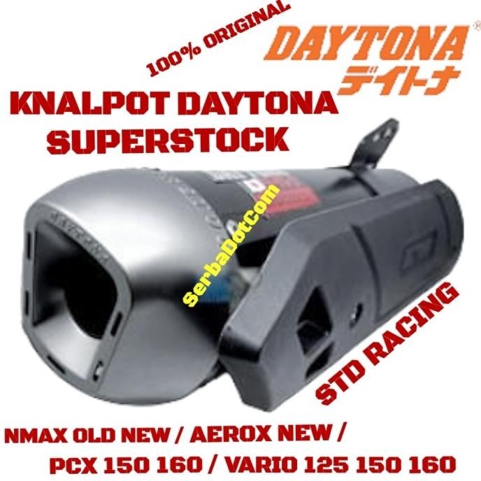 NEW KNALPOT DAYTONA SUPERSTOCK NMAX AEROX NEW OLD PCX VARIO 125 150 160