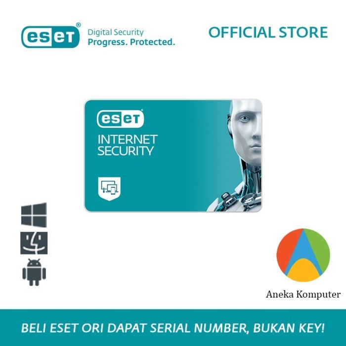 ANTIVIRUS ESET INTERNET SECURITY - 3 KOMPUTER 1 TAHUN