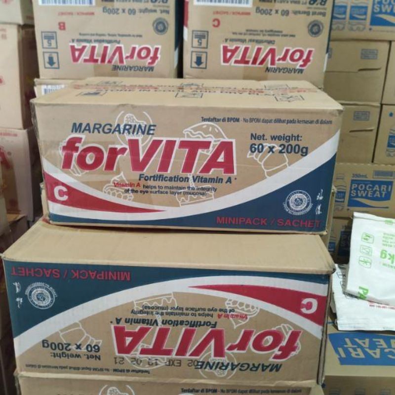 

Mentega Forvita 200 gram per dus isi 60 pcs