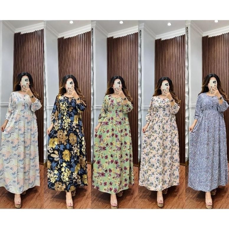 daster gamis rayon Selena/ arsyila dress