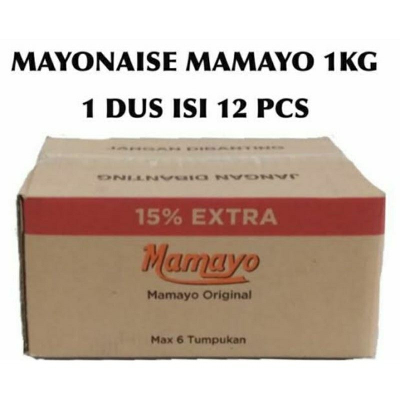 

Mamayo Mayonaise Original 1Kg Perdus 12 pcs