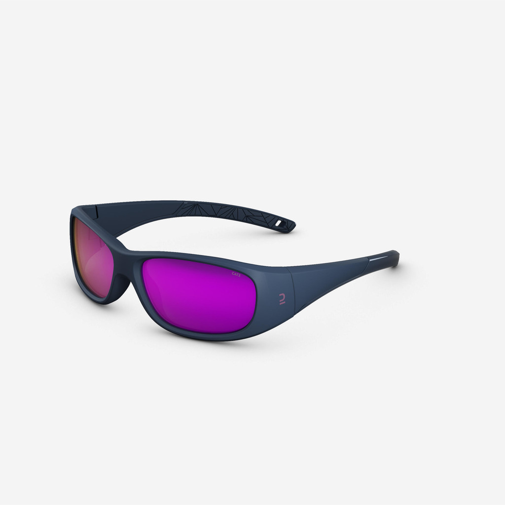 Decathlon Quechua Kacamata Hitam Anak MH T100 Cat 3 - Biru/Pink- 8844573