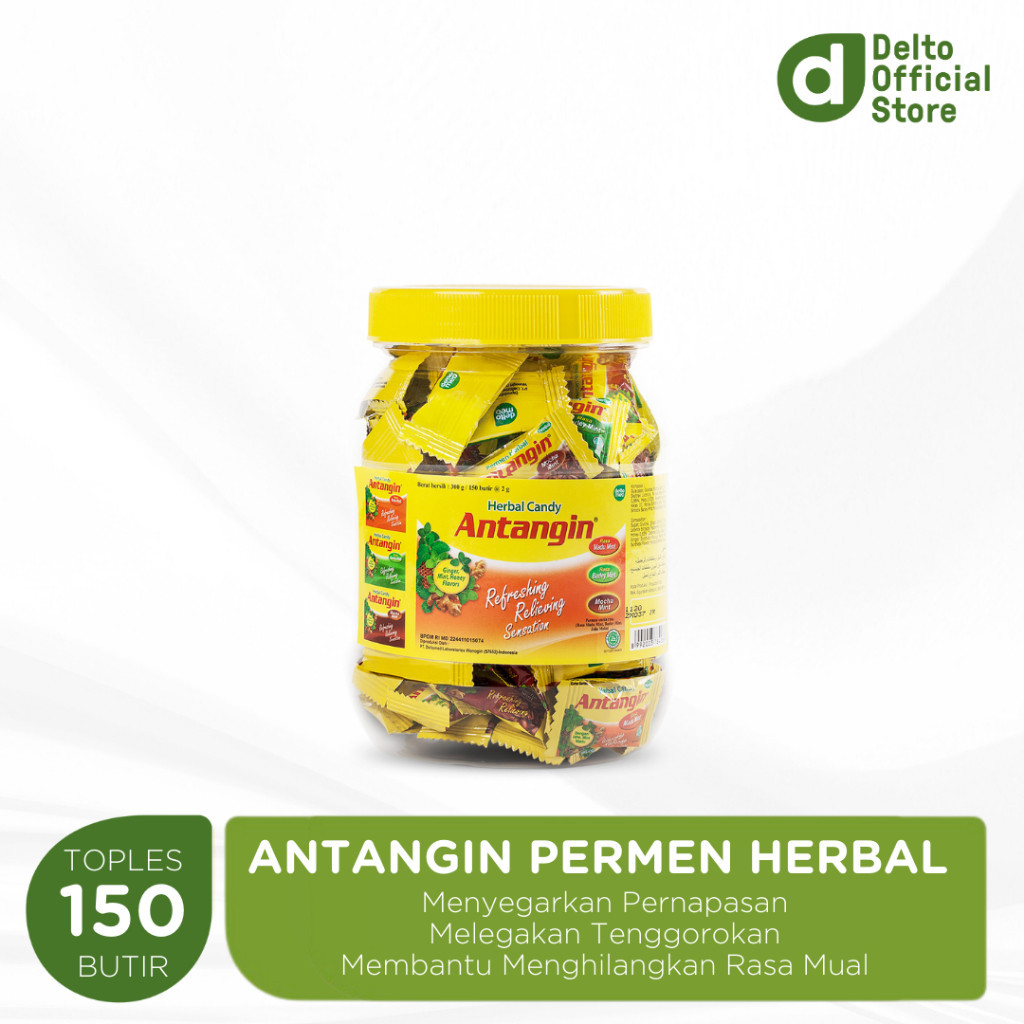 

Antangin Permen Herbal Toples 150 Butir Aneka Rasa Madu Honey Barley Mocha Mint - Melegakan Menyegarkan Tenggorokan Mengurangi Mual