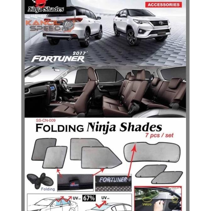 Toyota Fortuner VRZ Gd Ninja Shades / Gorden / Tirai