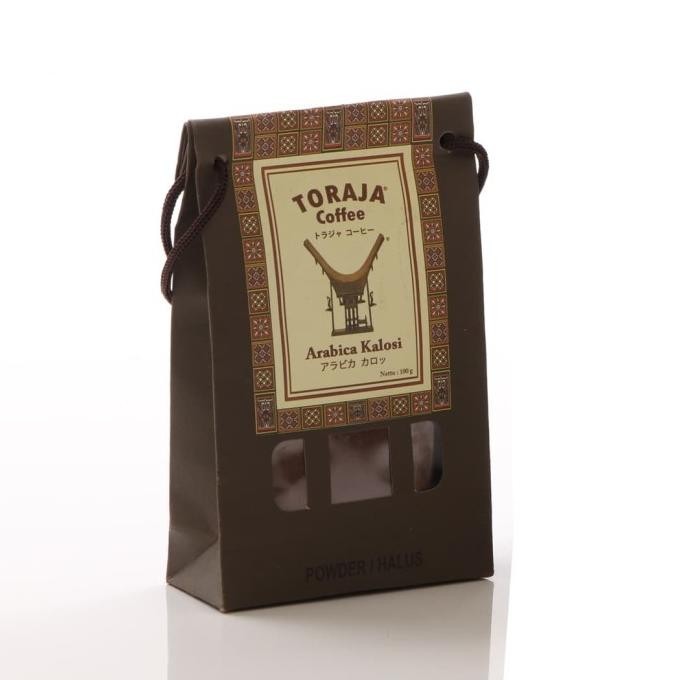 

Kopi Toraja Arabica Kalosi Paperbag 100 Gram (Kopi Bubuk Halus)