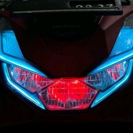 Murah Lampu Alis Running Pcx 160 (Bintik) Bonus Demon / Paket Lampu Alis Drl 1 Set Tinggal Pasang / 