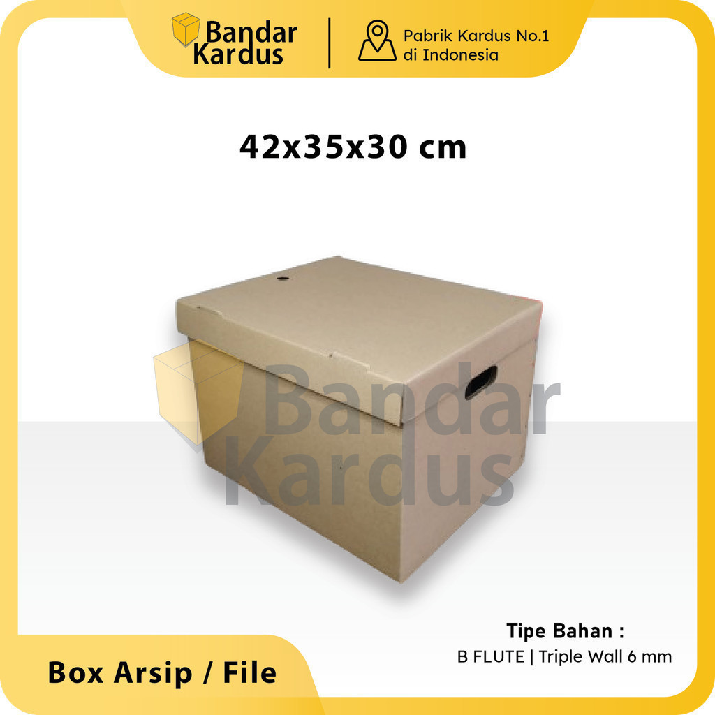 

Kardus Dokumen Die Cut Box Arsip | Tempat Berkas File Kardus Dokumen Uk 42x35x30 cm 10 pcs