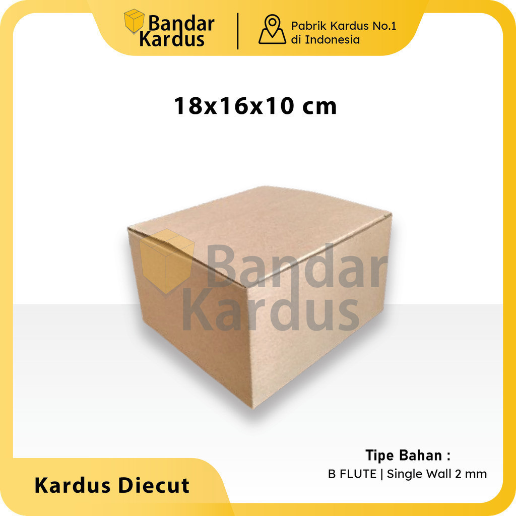 

BOX PACKING MURAH KARDUS KEMASAN| Kardus DIECUT Uk 18x16x10 cm 10 pcs/Kardus Pindahan Murah/Box Besar Tebal/Kardus Barang/Box Perlengkapan/Kardus Peralatan