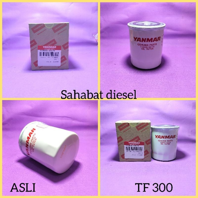 Saringan Oli mesin Yanmar TF 300 ORIGINAL mesin 30 pk