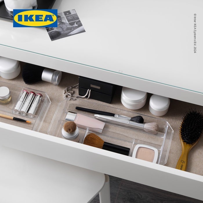 Ikea Malm Meja Rias Minimalis Putih 120X41 Cm