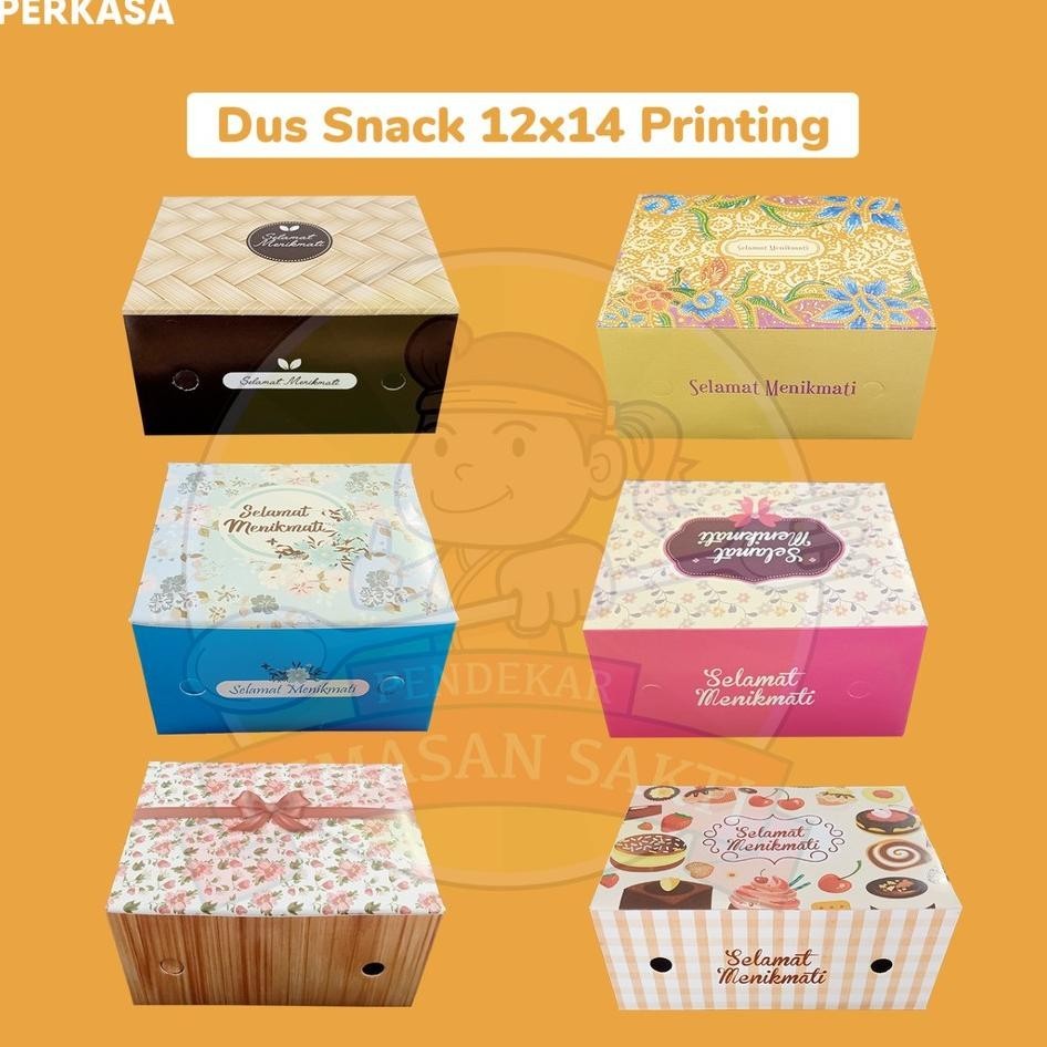 

Dus Sna 12X14 Printing / Dus Kue Sna Nasi 250 Gsm Isi 100 Pcs
