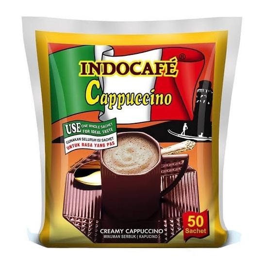 

Indocafe Cappucino 1 Bal ( 5 Renceng)