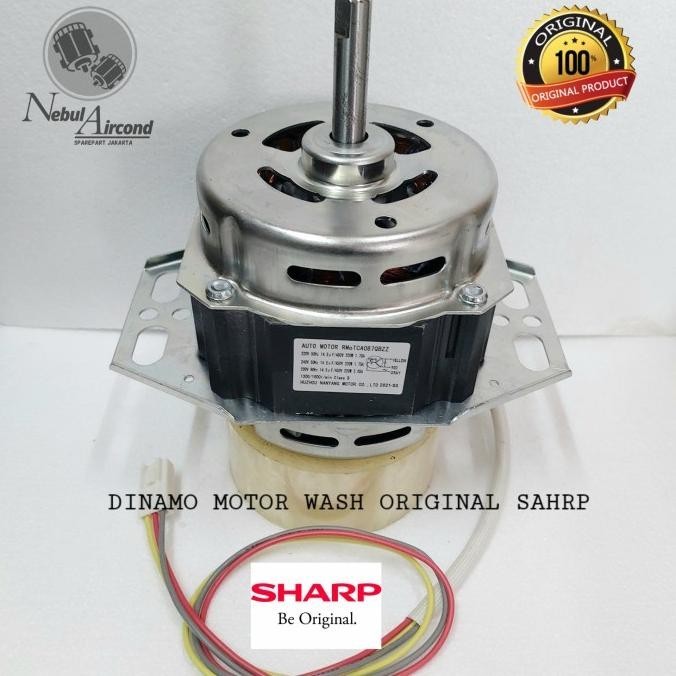 Dinamo Mesin Cuci Top Loading Motor Sharp Original Terbaru