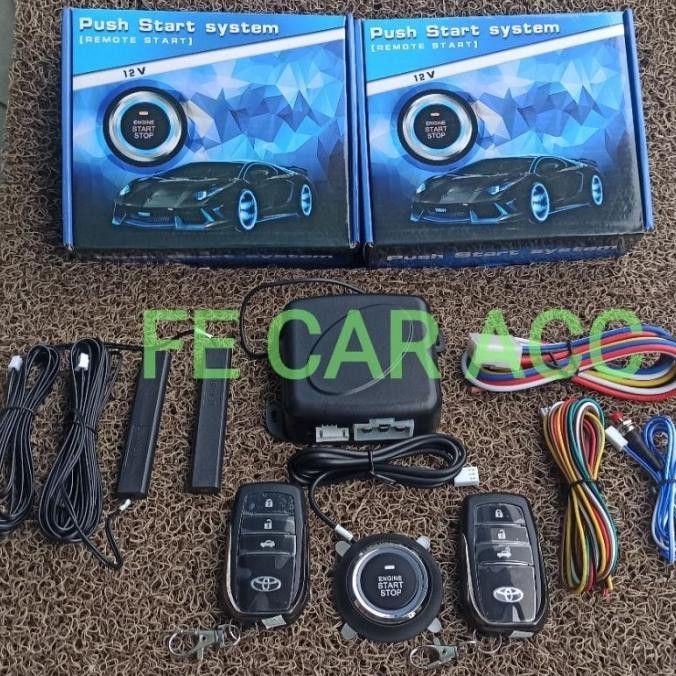 Engine Start Stop Mobil Keyless Sistem Starter Mobil Toyota Tanpakunci