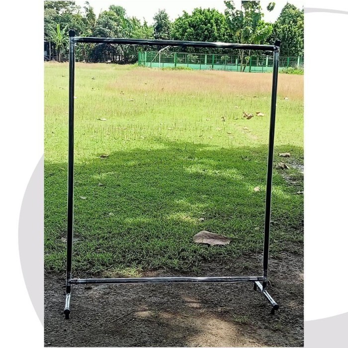 Jemuran Baju Besi Gawang Minimalis Stand Hanger Rak Gawang Jemuran