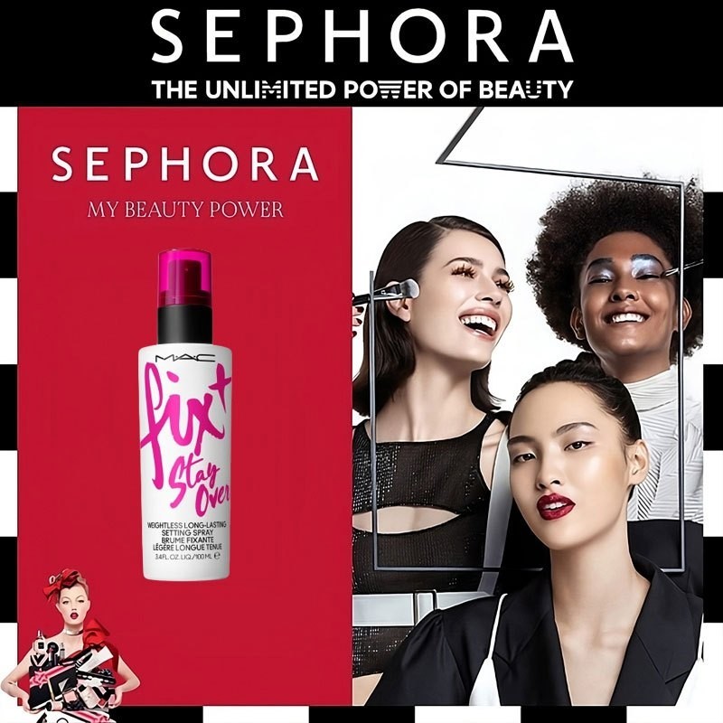 SEPHORA MAC COSMETICS - Fix+ Stay Over Weightless Long-Lasting Setting Spray